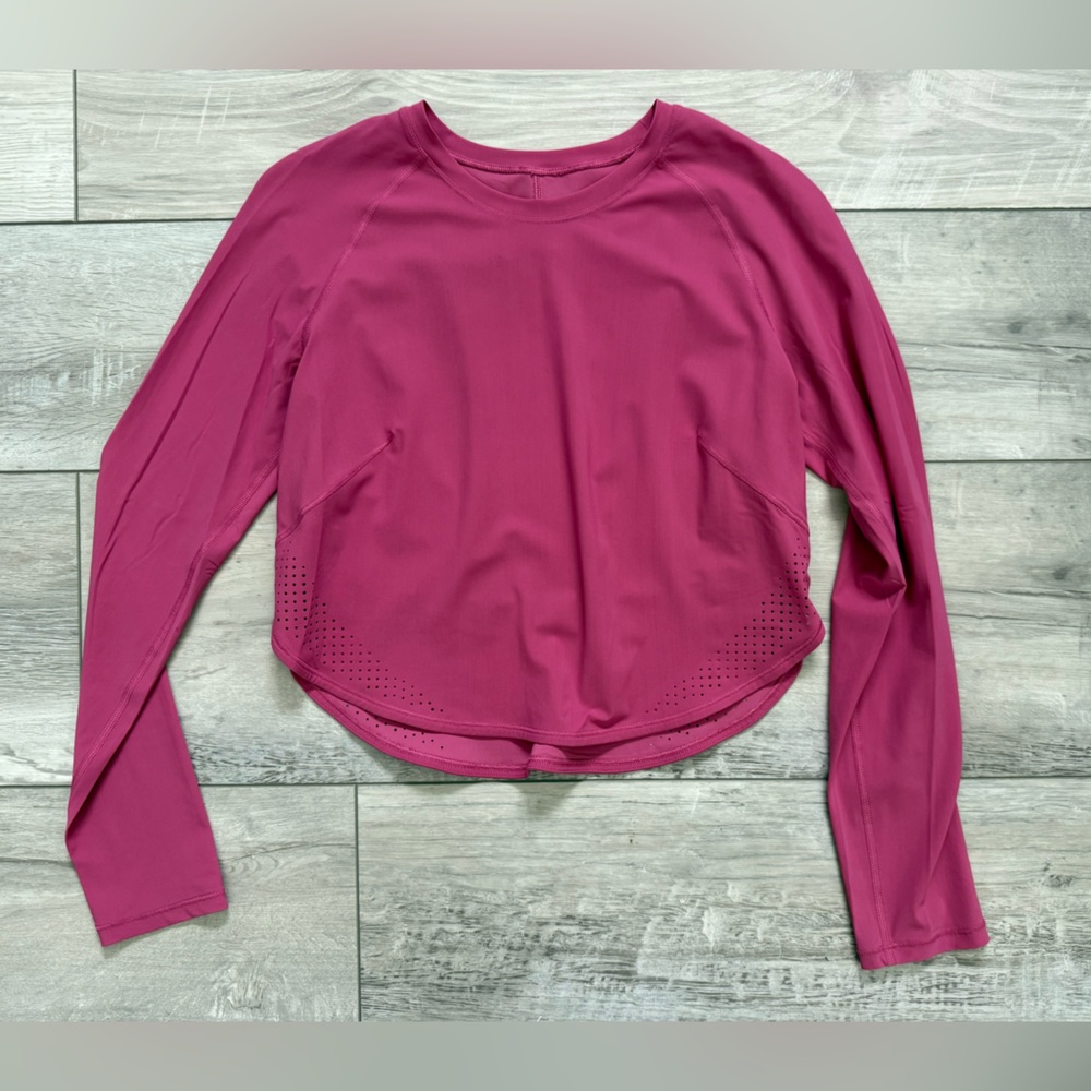 Lululemon Crew Neck UV protection running long sleeve size 4 - Picture 10 of 10